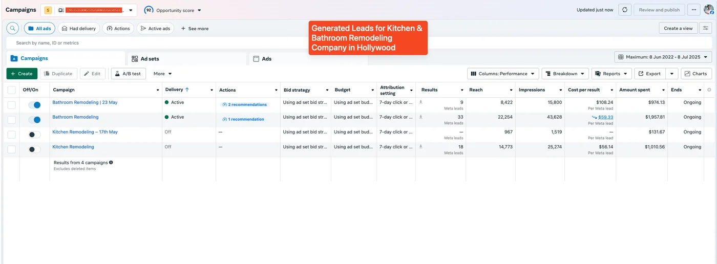 FB Ads – Kitchen & Bath